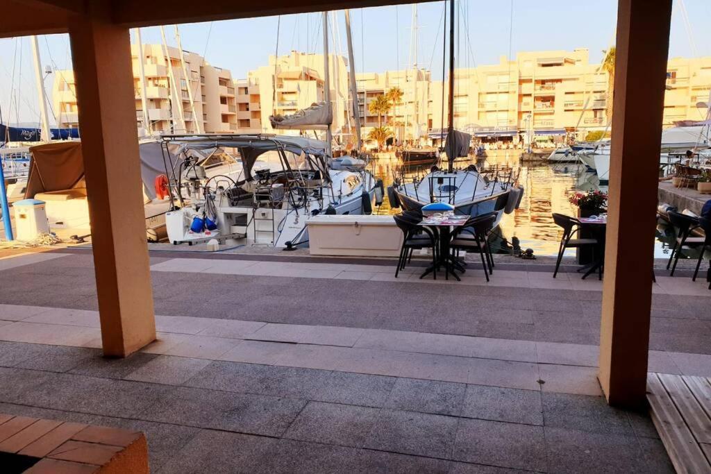 Face Mer Entre Plage Et Marina Bormes-les-Mimosas Luaran gambar